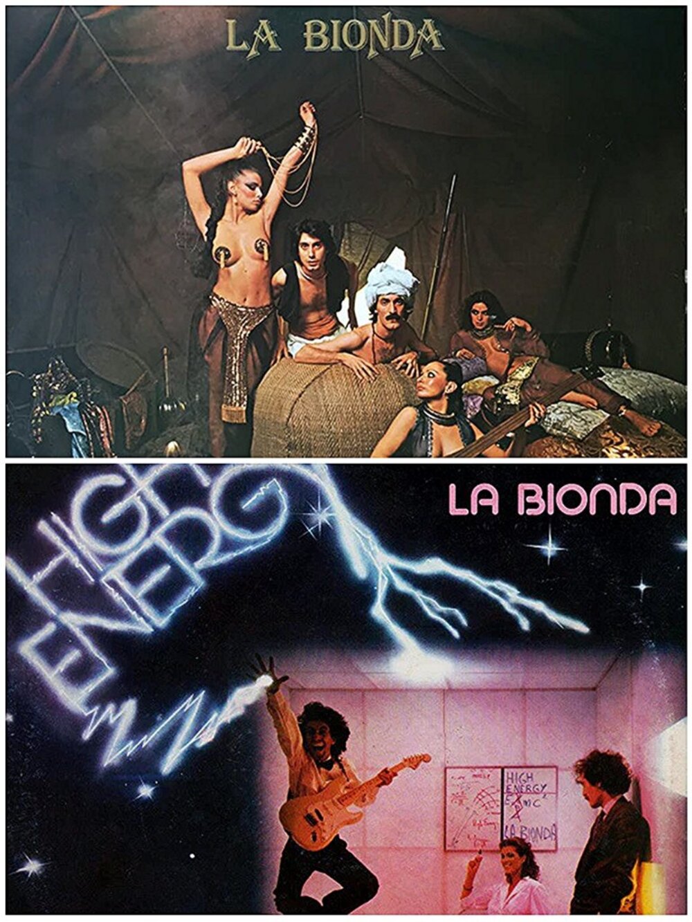 Lot Of 2 LA BIONDA Vinyl Albums